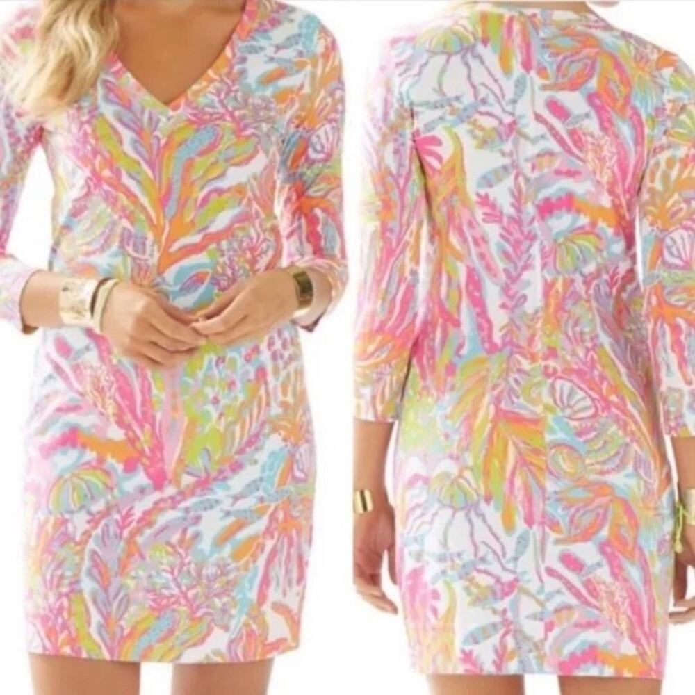 Lilly Pulitzer Christie Dress in Scuba to Cuba dress - Picture 6 of 6